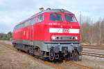 218 385-3 beim umsetzen. ...  Tobias-Maverick Neumann 07.03.2010
