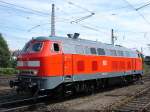 218 427-3 im Ulmer Hbf.am27.8.2005   ...