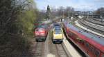 Gemeinsam macht rangieren mehr Spass. 218 434 und V500.06 im ...