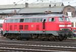 Die 218 217-8 dieselt ...  Eric Otten 09.04.2010