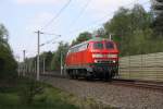 BR 218 Lokportraits 218 139 kam am 01.05.2010 LZ duch Gifhorn in Richtung Wolfsburg