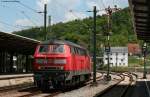 218 495-0 wartet in Horb auf den n�chsten RE 23.5.10 ...