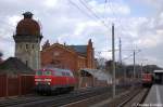 Links die 218 455-4 ...  Stephan Kemnitz 11.03.2011