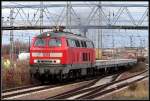218 208-7 im Bauzugdienst. ...  J�rg Trutwig 04.11.2009