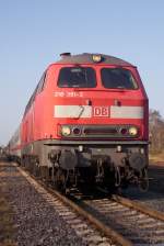 218 381-2 mit dem ...  Tobias-Maverick Neumann 20.11.2009