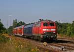 Am 23. August 2009 erreicht die Ulmer 218 436 mit ...