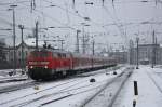 218 450 stellt ihren RE nach Bad Harzburg in Hannover ...