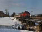 Die 218 426 mit ...  Christian Maier 31.01.2010