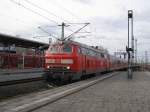218 452-1 zieht den RE Hannover HBf.-> Bad Harzburg in ...