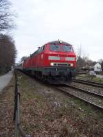 218 431-5 kurz vor ...  J�rgen Vos 20.03.2010