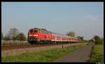 Comeback der 218, Karlsruhe-Neustadt. Am Abend des 25.04.10 konnte ich ...