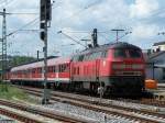 Der RE 3215 Neustadt schw. - Ulm wurde am 22/05/10 ...