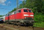 Hier das Objekt der Begierde vom 13.06.2010, der IC 1848 ...
