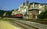BR 218 mit Zugen 218 003  Hartmannshof  28.07.85