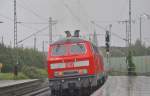 Mit 20. Minuten Versp�tung verl�sst 218 455-4 Lehrte. Grund war ...