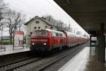 Die M�hldorfer 218 437-2 ...  Stephan M�ckel 13.01.2011