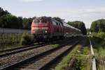218 438-0 f�hrt mit ...  Maximilian Sch�n 04.07.2011