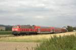 Die 218 442-2 zog ...  Richard 02.08.2011