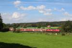 Eine 218 mit n-Wagen ...  Dennis Kraus 29.08.2011