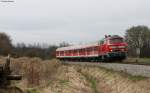 218 326-7 mit dem RE 22304 (Neustadt(Schwarzw)-Rottweil bei Trossingen 9.4.12 ...