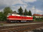 Die 119 158 am 22.05.2010 bei einer Rangierfahrt in Neuenmarkt-Wirsberg. ...