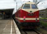br-219-dr-119 119 158-4 der Berliner Dampflokfreunde darf sich mit einem aus ganz Deutschland zusammengesammelten ILA-Shuttle auf die Abfahrt vorbereiten.