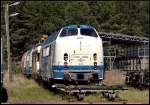 br-220-db-v-200 ..422 und noch zwei andere V200er in der Abstellung des Arriva Werk`s in Neustrelitz (T.d.o.T am 04.05.07) 