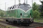 Ratingen-Lintorf, am 8.5.10: V200 der BEG f�hrt als LZ in ...