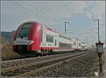 br-2200 Die Computermaus 2206 bef�hrt am 18.02.10 die Strecke zwischen Lintgen und Mersch auf ihrer Reise nach Troisvierges. (Hans)