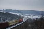 Am 05.01.2010 �berquerte die WLE 22 mit ihrem Warsteiner-Zug von ...