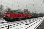 BR 225 225 150-2 mit einer weiterem 225er in Oberhausen Osterfeld-S�d 11.1.2010