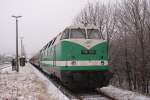 118 002 der ITL in Altenberg am 12.12.2009  ...