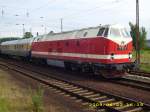 BR 119 168-4 steht abgestellt im Bahnhof L�bbenau mit ...