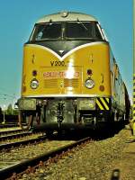 V200.21 der EBW abgestellt in Kiel-Meimersdorf am 30.08.08  ...
