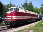 228 505-4 aus Arnstadt war beim Sommerfest in Halle, am ...