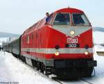 Wenig sp�ter setzte sich MEG 302 in Bewegung um die ...