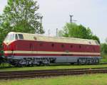 DR 119 199-8 im Bw Weimar; 29.05.2010  ...