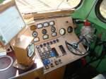 F�hrerstand der 130 002, in BW Dresden Altstadt, Dampfloktreffen am ...