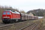 Die 232 117-2 in W�lfrath Flandersbach , am 18,11,09  ...