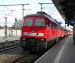Railion 232 569-4 mit dem RE 3359 nach Schweinfurt Hbf, ...