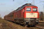 Die 232 909-2 in Ratingen Lintorf , am 13,12,09  ...