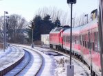 BR 232 mit Zugen 232-569 mit am 20.12.2009 RE 3630 in N�bdenitz.
