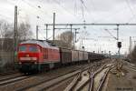 232 524 mit einem gemischten G�terzug bei H Linden/Fischerhof am ...