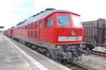 232 529-8 mit einem Lokzug. Am Haken 298 151-2, 298 ...