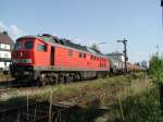 BR 232 589-2 am 20.7.2007 im Bahnhof Illertissen  ...