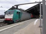 BR 186 mit BR 232 am EC 46 in Frankfurt ...