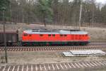 232 252-7 f�hrt am 29.03.2010 von Eberswalde nach Seddin ab. ...