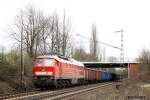 232 524 mit einem Kohlezug aus Polen am 1.4.10 in ...