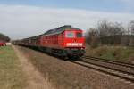 232 589 mit einem gemischten Güterzug am Haken durchfährt Obermylau(Vogtl.).08.04.2010. ... 232 589 mit einem gemischten Güterzug am Haken durchfährt Obermylau(Vogtl.).08.04.2010. ...