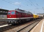 BR 232 mit Zugen 232 550-4 im Ulmer Hbf.am 21.4.2010